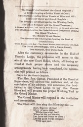 Masonic ceremonial Laying the cornerstone at the courthouse November 12th 1874 San Bernardino California 6