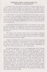 Phoenix Lodge 178  100 years of Freemasonry October 20, 1865-1965 San Bernardino California 12